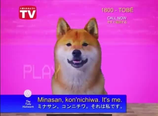 Tofu Chan Bread Ad (on YouTube) - 600 Minasan, kon'nichiwa. It's me ...