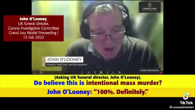 John O'Looney, UK funeral director, Corona Investigative Committee