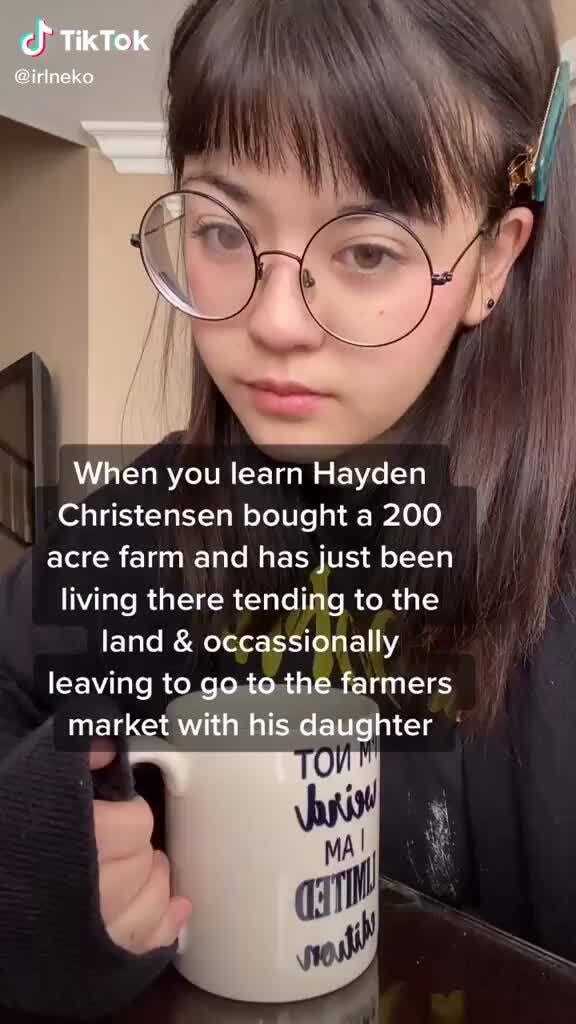 TikTok Pirlne ke I When you learn Hayden Christensen bought a 200 acre