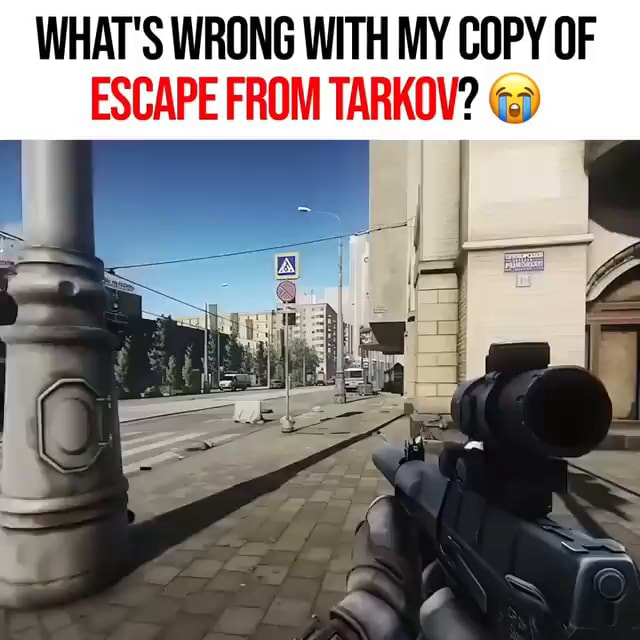 WHAT'S WRONG WITH MY COPY OF ESCAPE FROM TARKOV? - iFunny