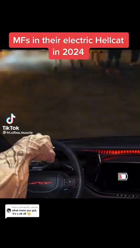 MEs in their electric Hellcat in 2024 iFunny