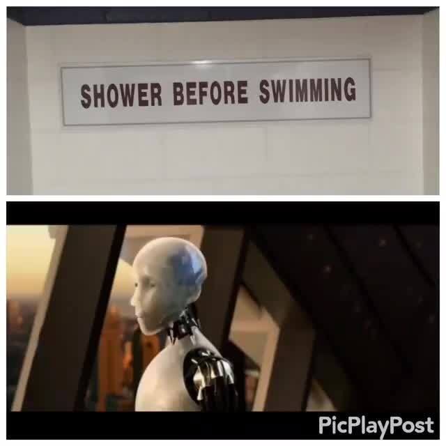 SHOWER BEFORE SWIMMING iFunny