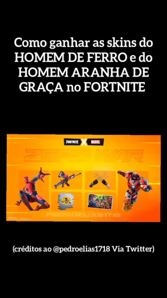 Como Ganhar As Skins Do Homem De Ferro E Do Homem Aranha De GraÇa No