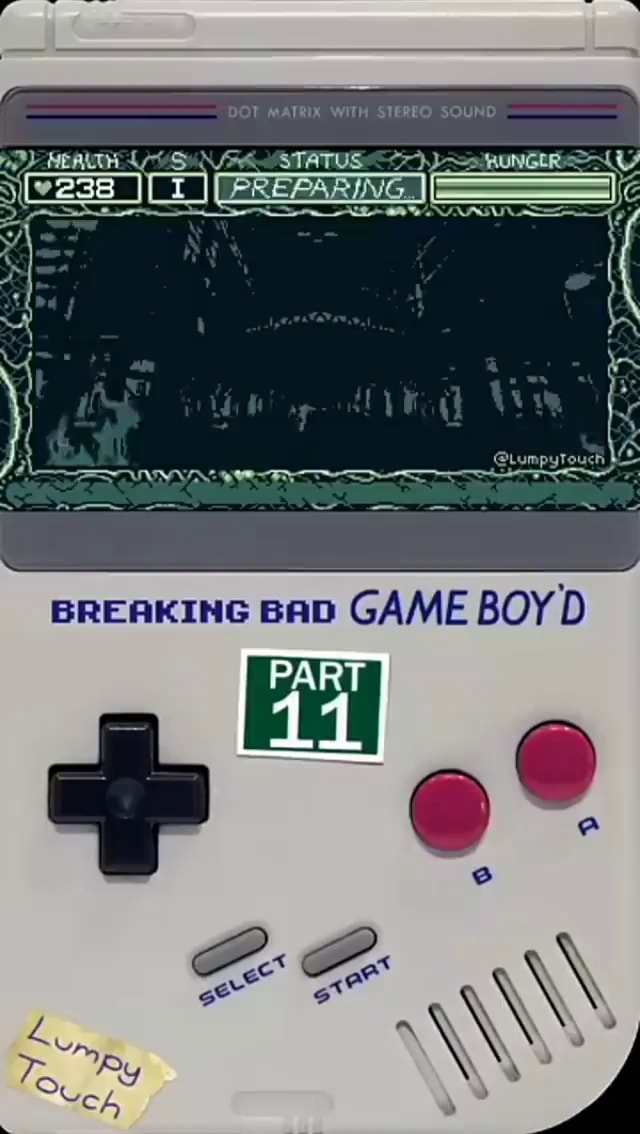 DOT MATRIX WITH STEREO SOUND STATUS BREAKING BAD GAME BOY D PART ID ...