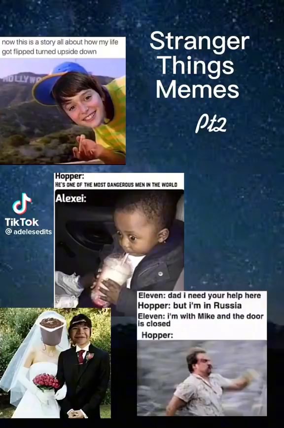 Stranger Things Memes Eleven dad need your help here Hopper but i'm