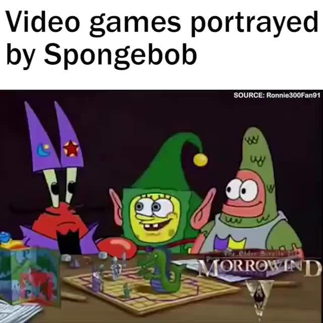 Dark Souls is painfully accurate 👏 - Video games portrayed by Spongebob ...