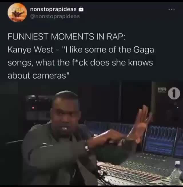 Nonstoprapideas as FUNNIEST MOMENTS IN RAP: Kanye West - like some of ...