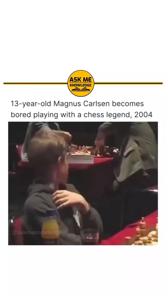 Did a 13 Year-Old Magnus Carlsen Really Get Bored of Playing Chess Legend Garry  Kasparov? - EssentiallySports