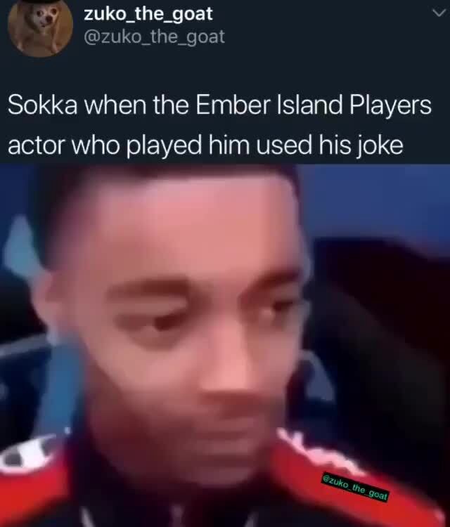 Sokka when the Ember Island Players actor who played him used his joke ...